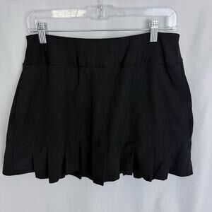 Tee Time Black Skirt w/Shorts Size Medium